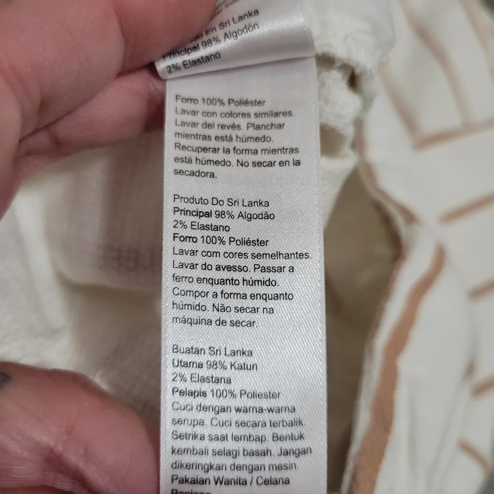Topshop cropped wide